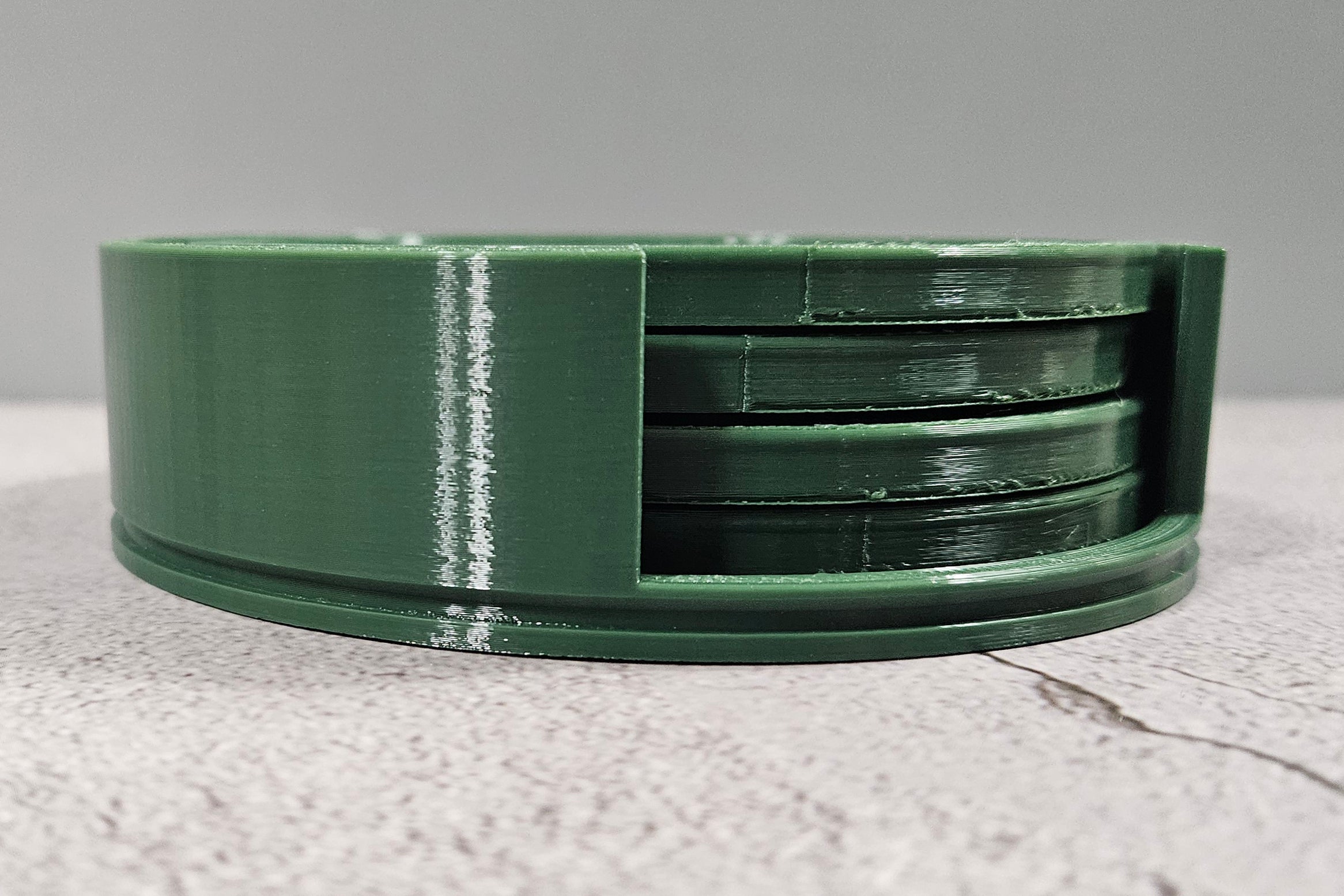 30mm GAU-8 Ammo Style Drink Coasters - Inset style