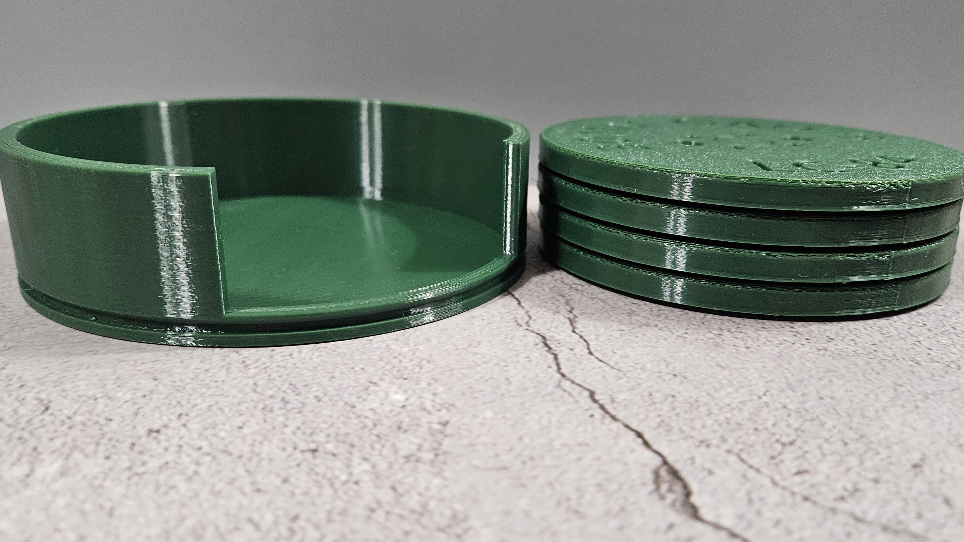 30mm GAU-8 Ammo Style Drink Coasters - Flat Style